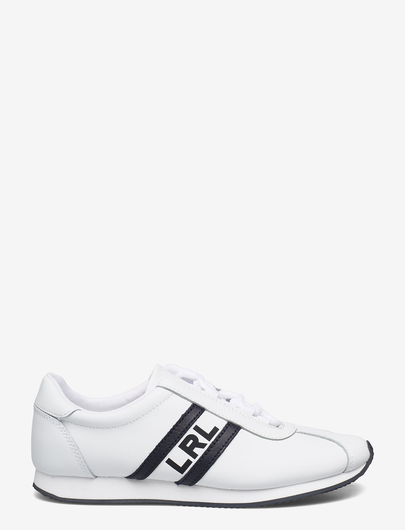 Lauren Ralph Lauren - Cayden Action Leather Sneaker - matalavartiset tennarit - rl white/lauren n - 1
