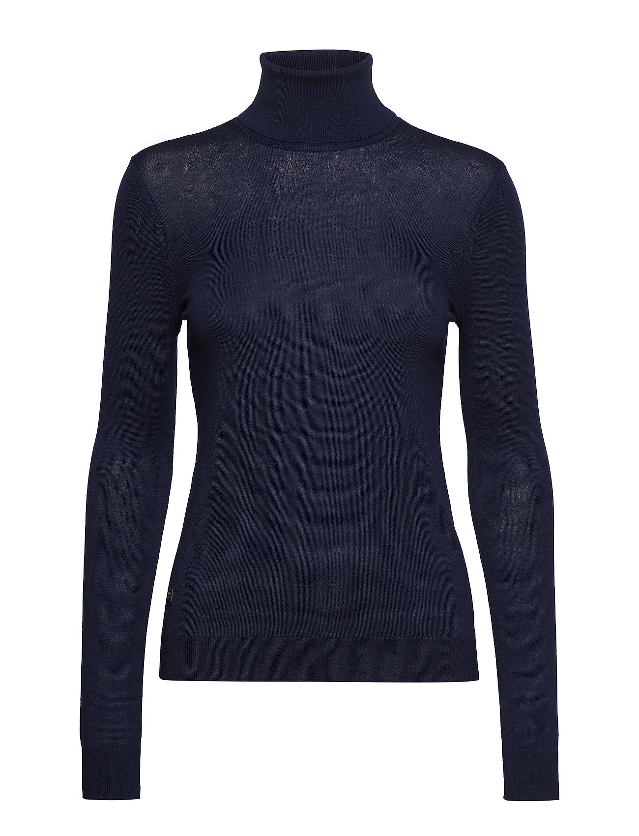 Lauren Ralph Lauren Ribbed Silk Blend Turtleneck Ögrönlar Lauren Ralph Lauren Ribbed Silk Blend Turtleneck Ögrönlar
