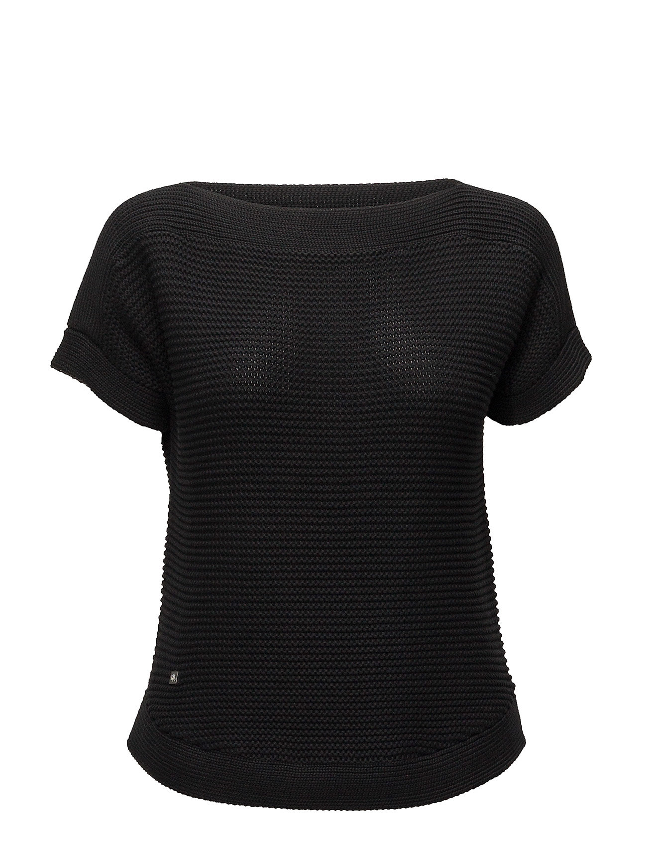 BlackLauren Boatneck Toppolo Short sleeve Cotton Ralph qLSpVzGjUM