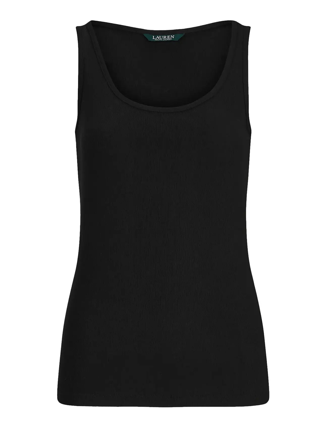 Stretch Cotton Tank Top Black Lauren Ralph Lauren