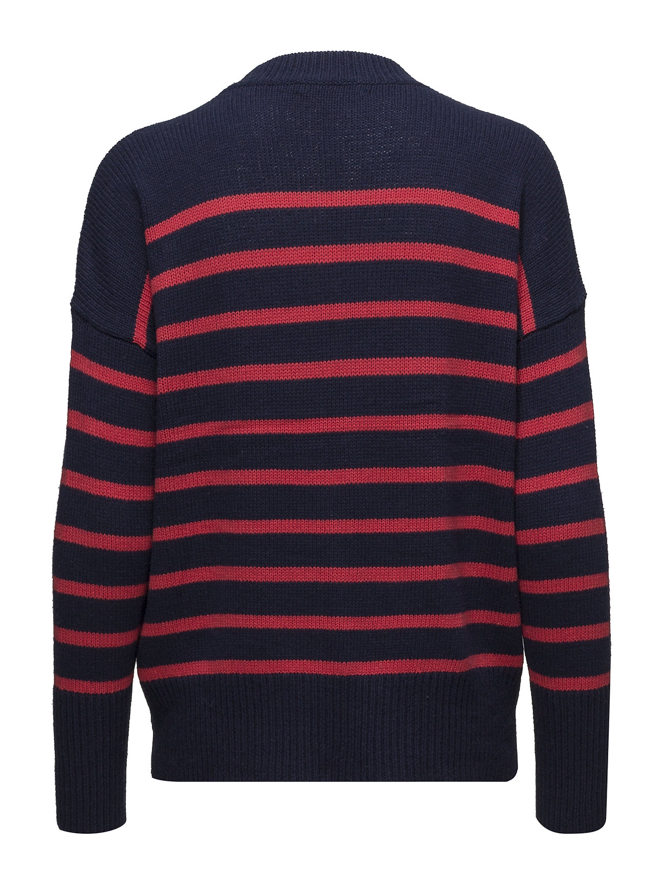 Ralph Striped blend crimsonLauren Cotton Sweaternavy UpzSqMV