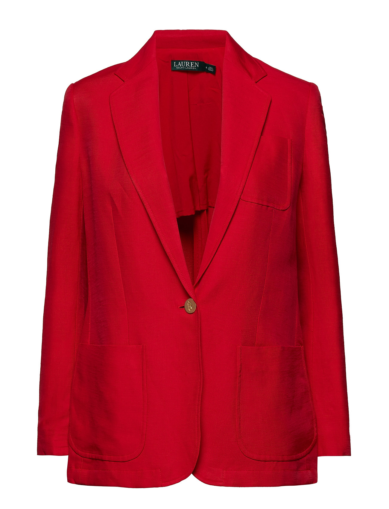 RedLauren blend Blazerlipstick Linen Twill Ralph n0wymvN8OP