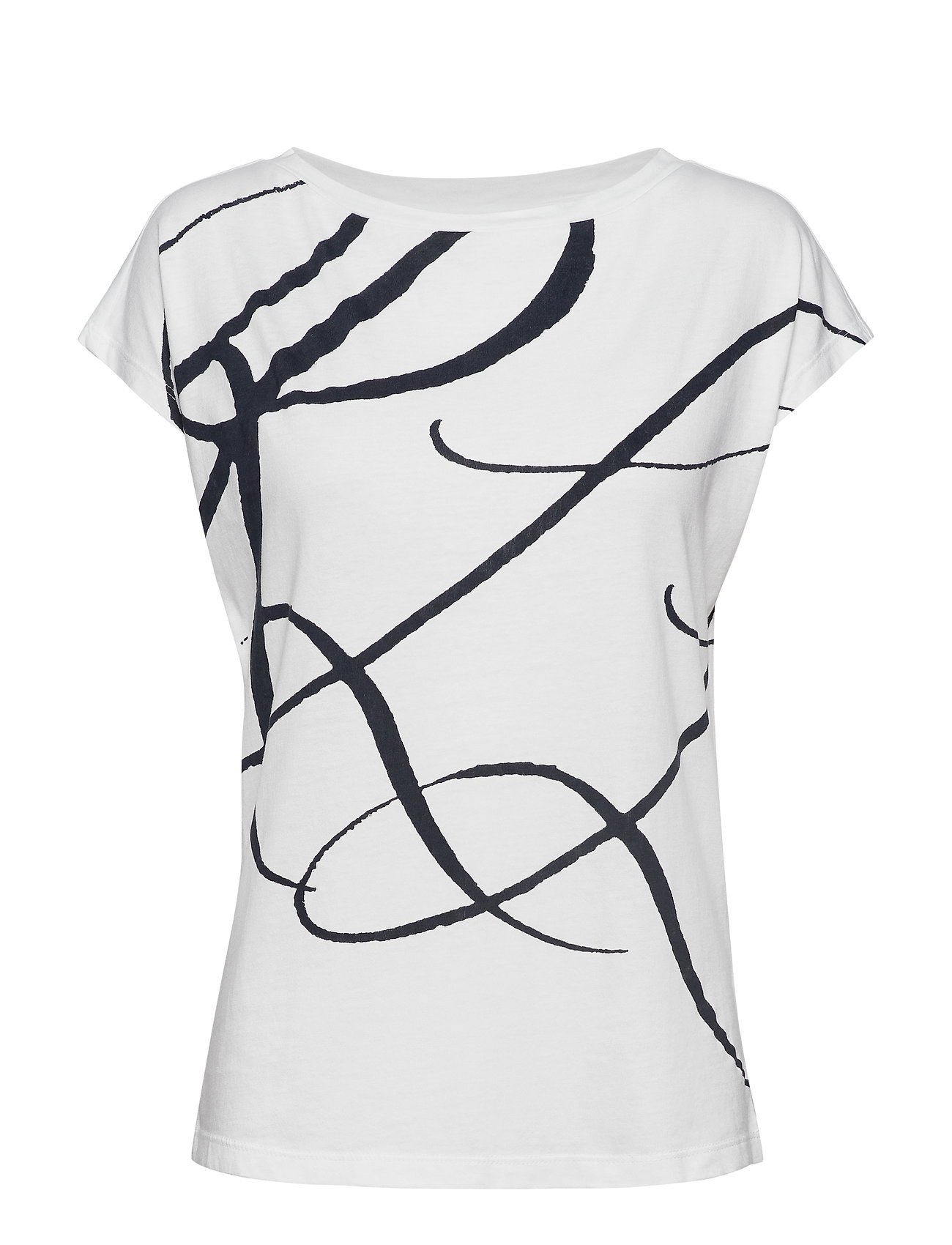 Lauren Ralph Lauren Logo-Print Cotton-Blend Tee, XL, White, T-Shirts & Toppe > Kortærmede, Dame
