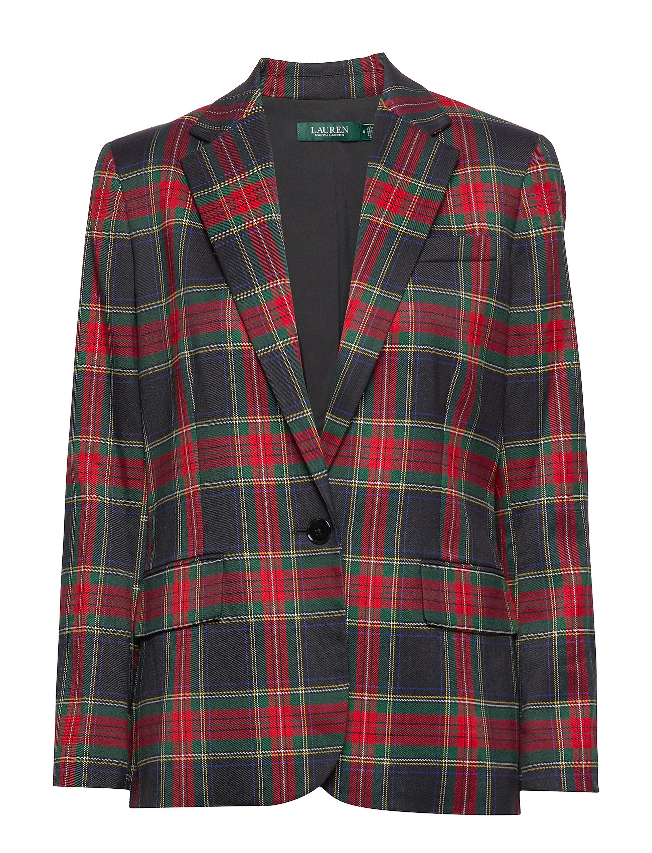 ralph lauren tartan blazer