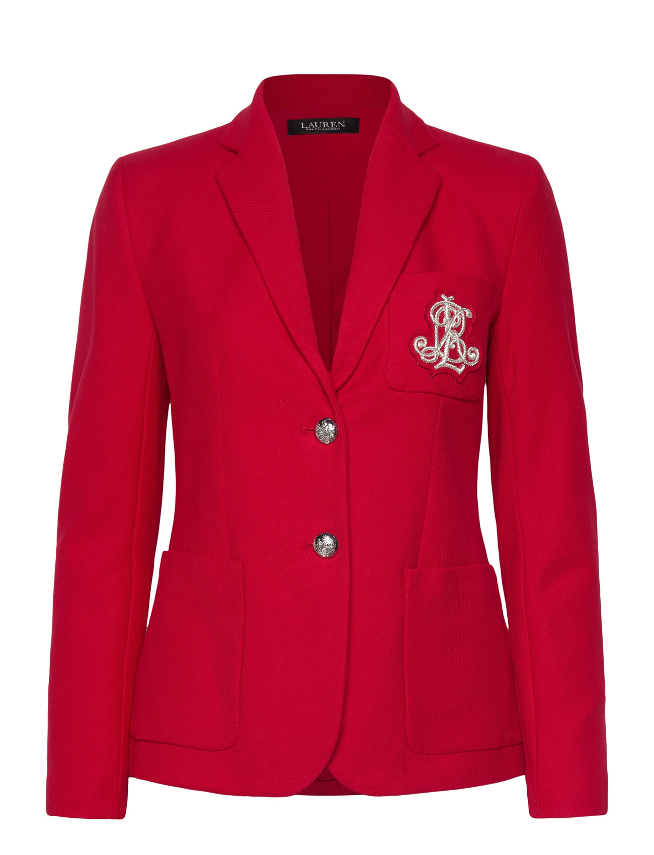 Lauren Ralph Lauren Bullion Jacquard Blazer Röd