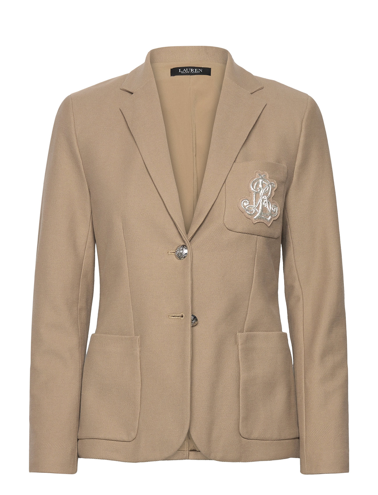 Lauren Ralph Lauren Bullion Jacquard Blazer Beige