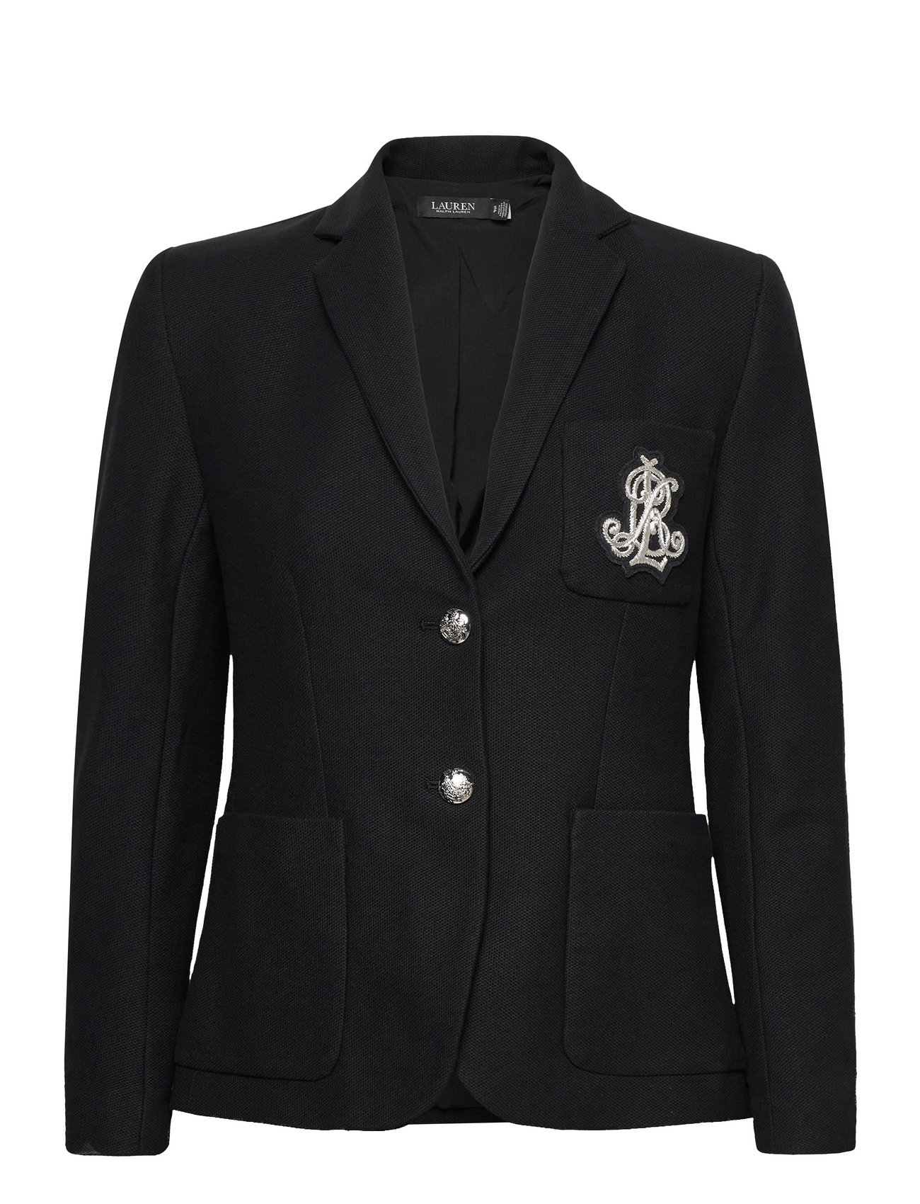 ジャケット RALPH LAUREN COLLECTION WALKER BLAZER Ralph Lauren Women 6p Jacket Black Horse riden Gold Crest