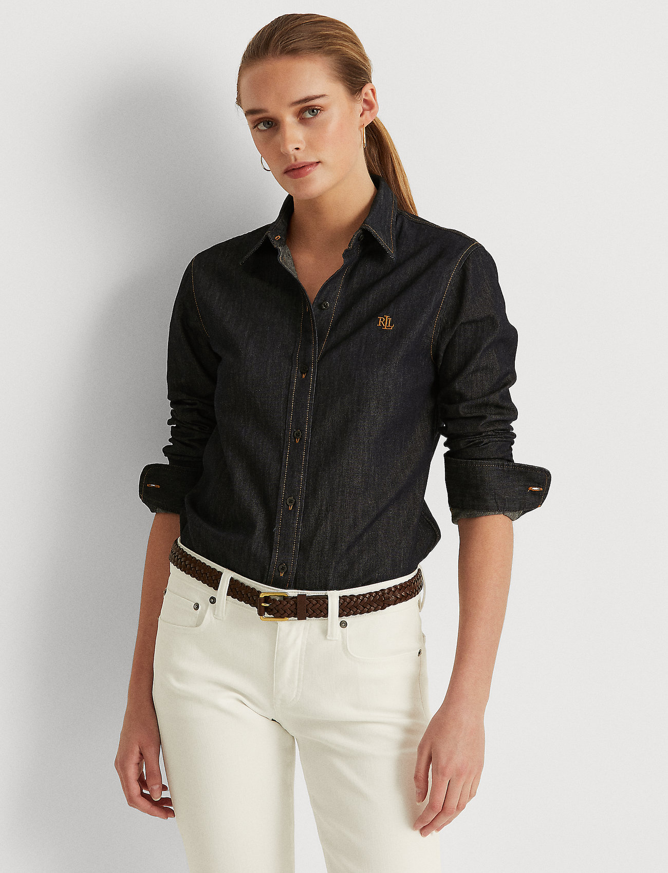Lauren Ralph Lauren Denim Shirt - Long-sleeved 
