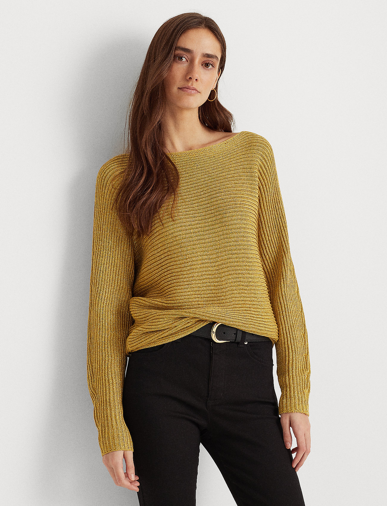 ralph lauren mustard jumper