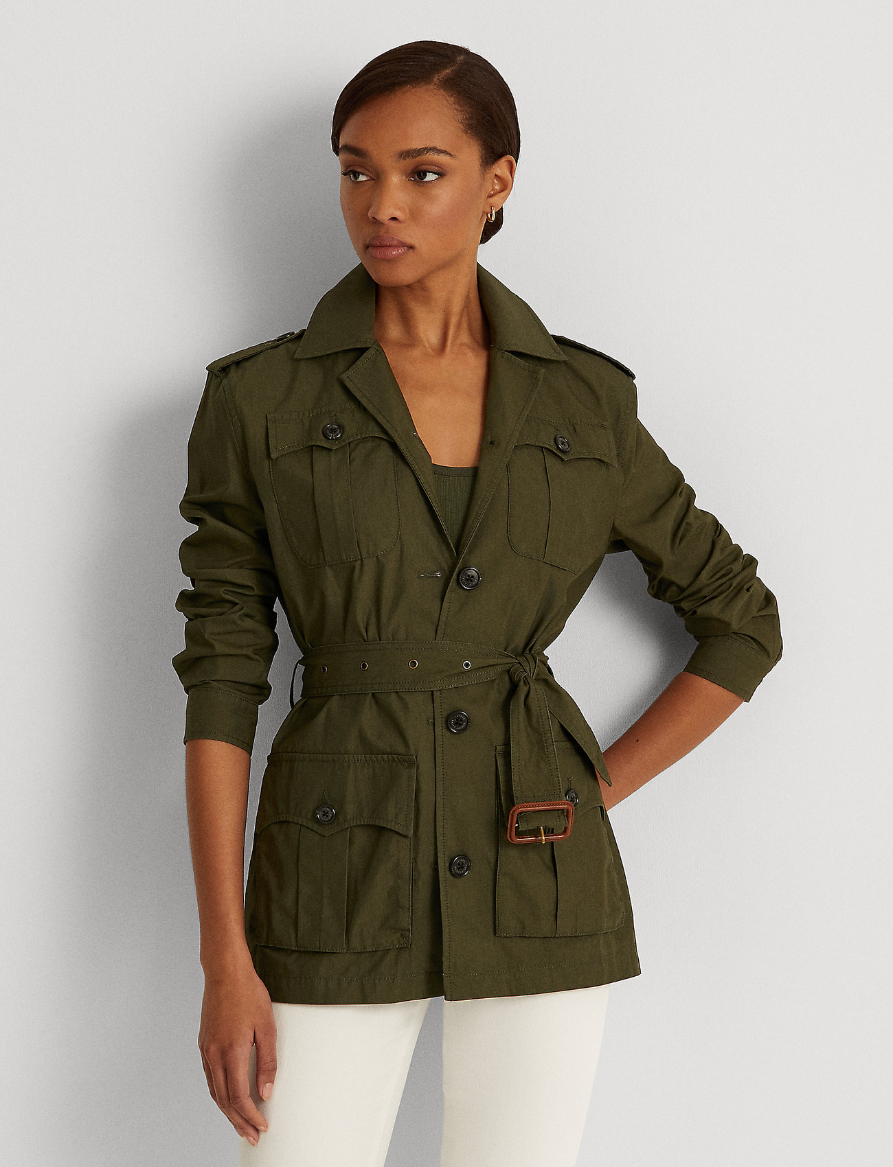 Lauren Ralph Lauren Belted Twill Field Jacket - 329 €. Buy Utility jackets  from Lauren Ralph Lauren online at . Fast delivery and easy returns