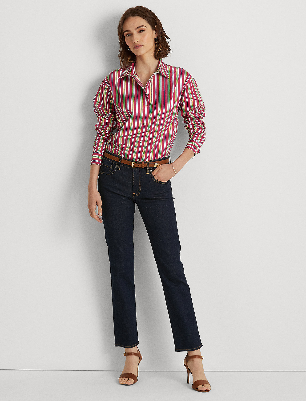 Lauren Ralph Lauren Striped Cotton Shirt Blusen & Hemden Switzerland