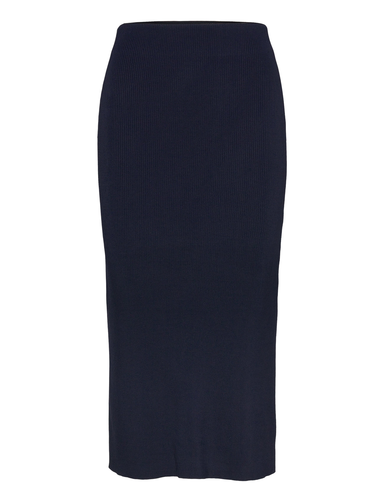 Matte Rayon/Nylon-Sweater Skirt Skirts Maxi Skirts Black Lauren Ralph Lauren