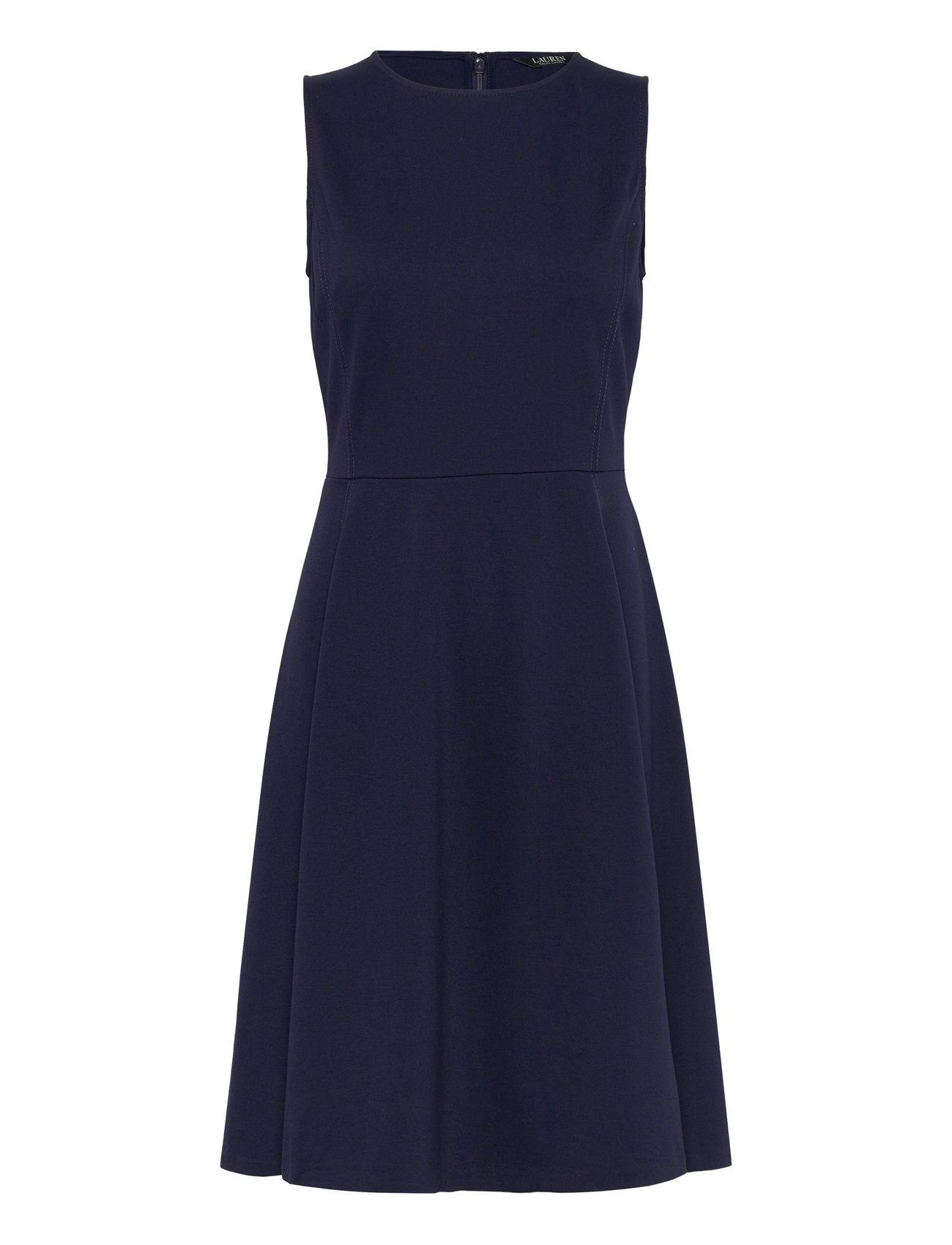 Ponte Sleeveless Dress Kort Kjole Navy Lauren Ralph Lauren