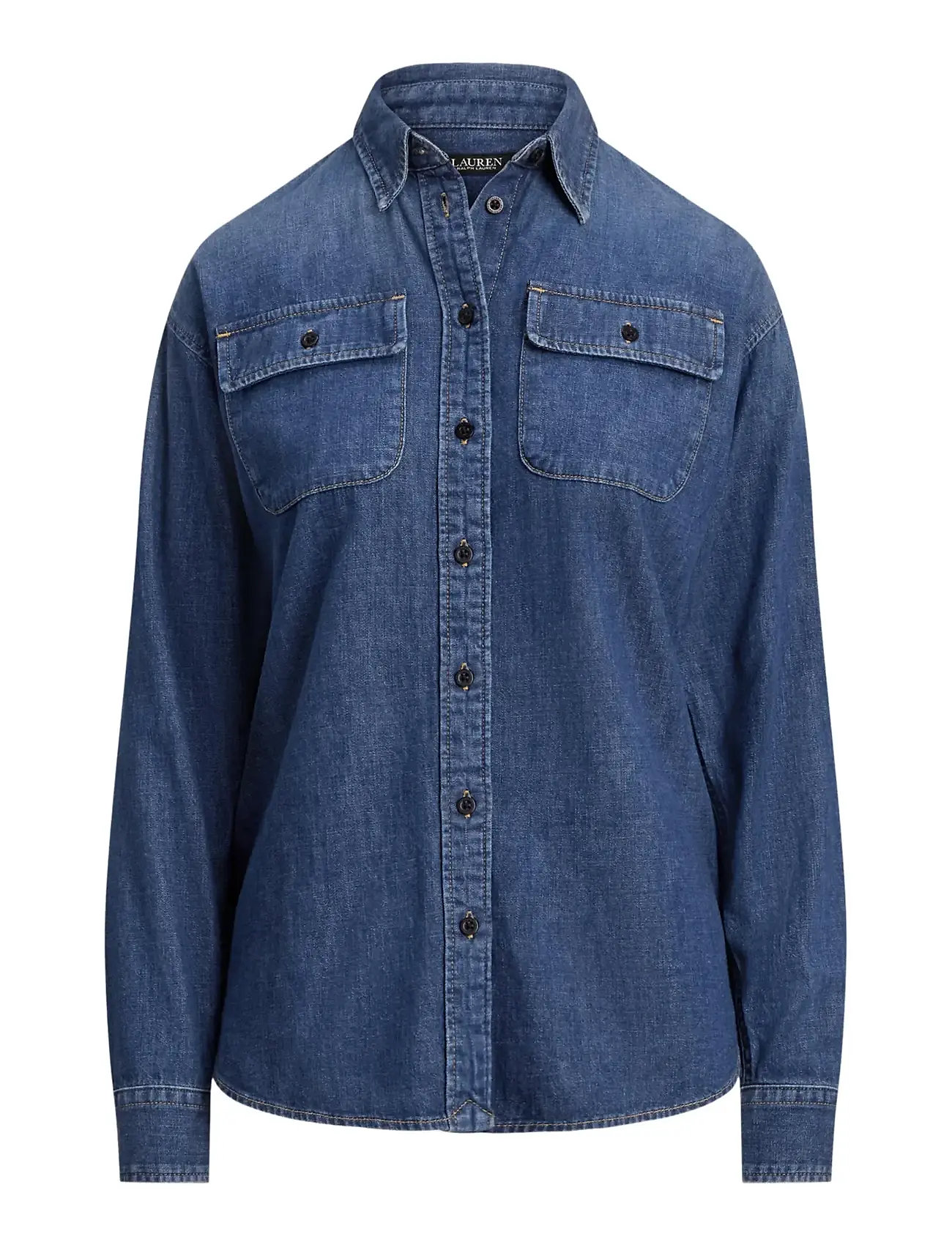 LAUREN RALPH LAUREN Denim Shirt Blau - M - Damen