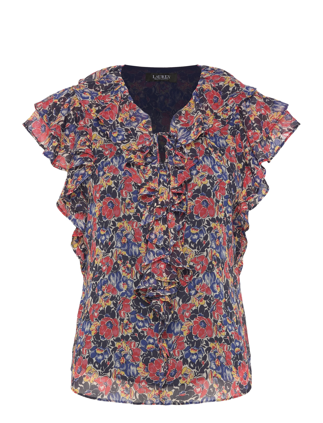 Lauren Ralph Lauren 200P08674001, S, Multi/patterned, Bluser > Kortærmede, Dame
