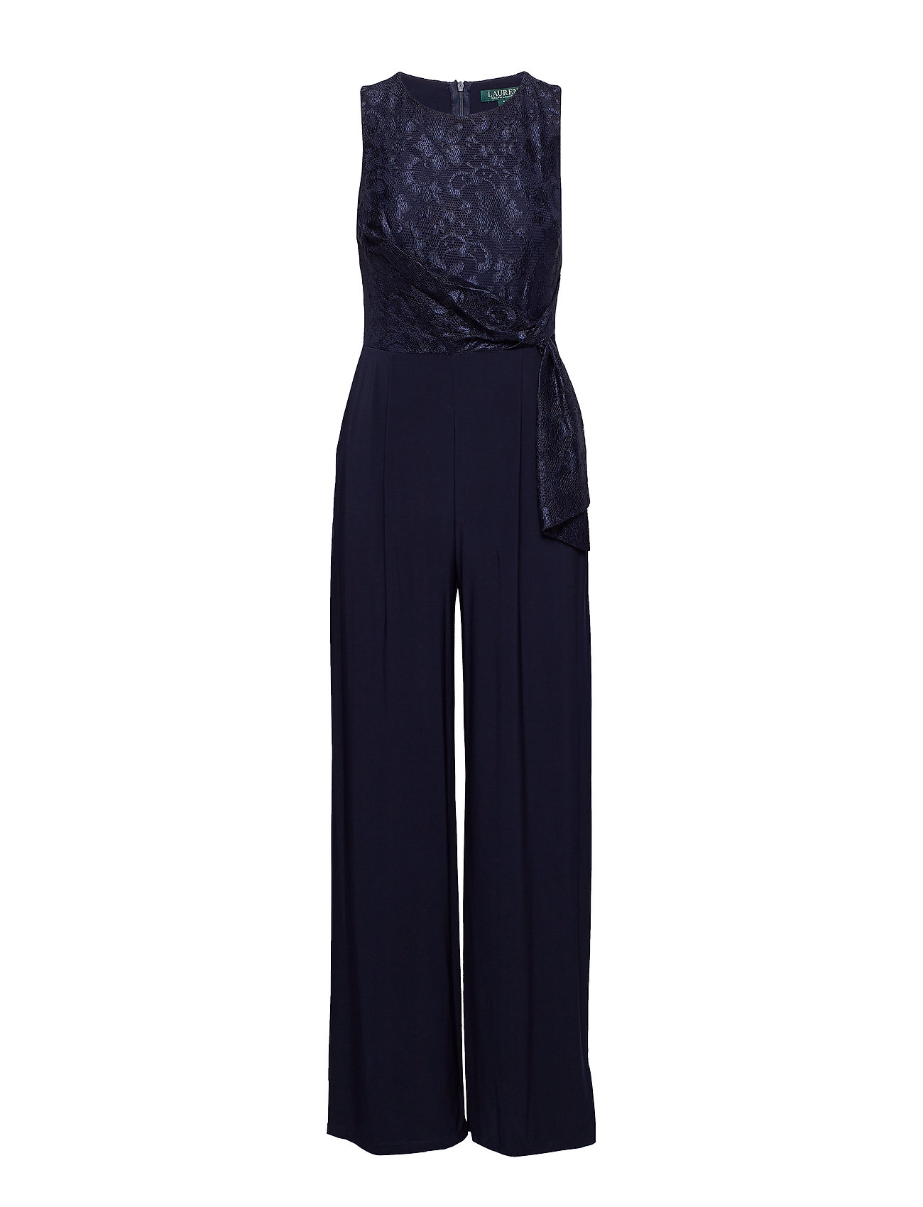 Lace Wideleg Jumpsuit (Lighthouse Navy) (1426.75 kr) Lauren Ralph