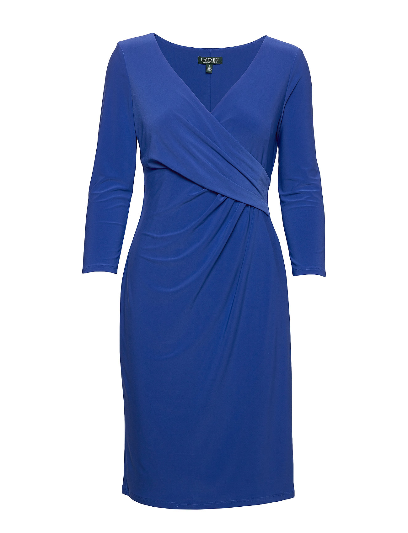 lauren ralph lauren surplice jersey dress