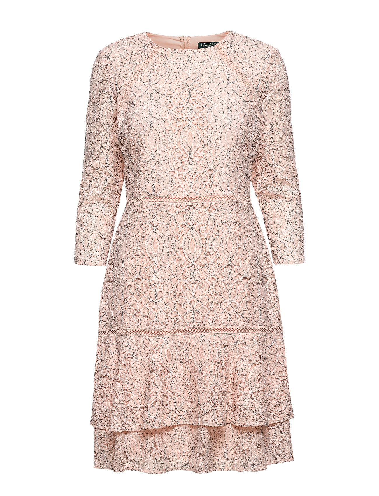 ralph lauren pink lace dress