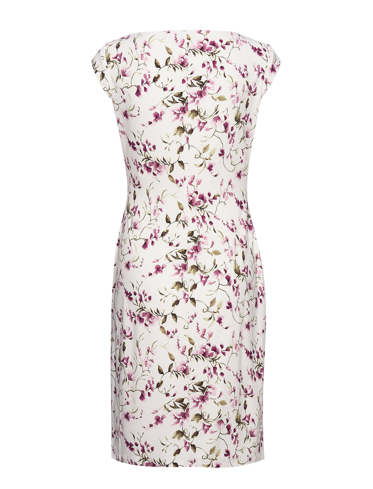 ralph lauren floral jersey surplice dress