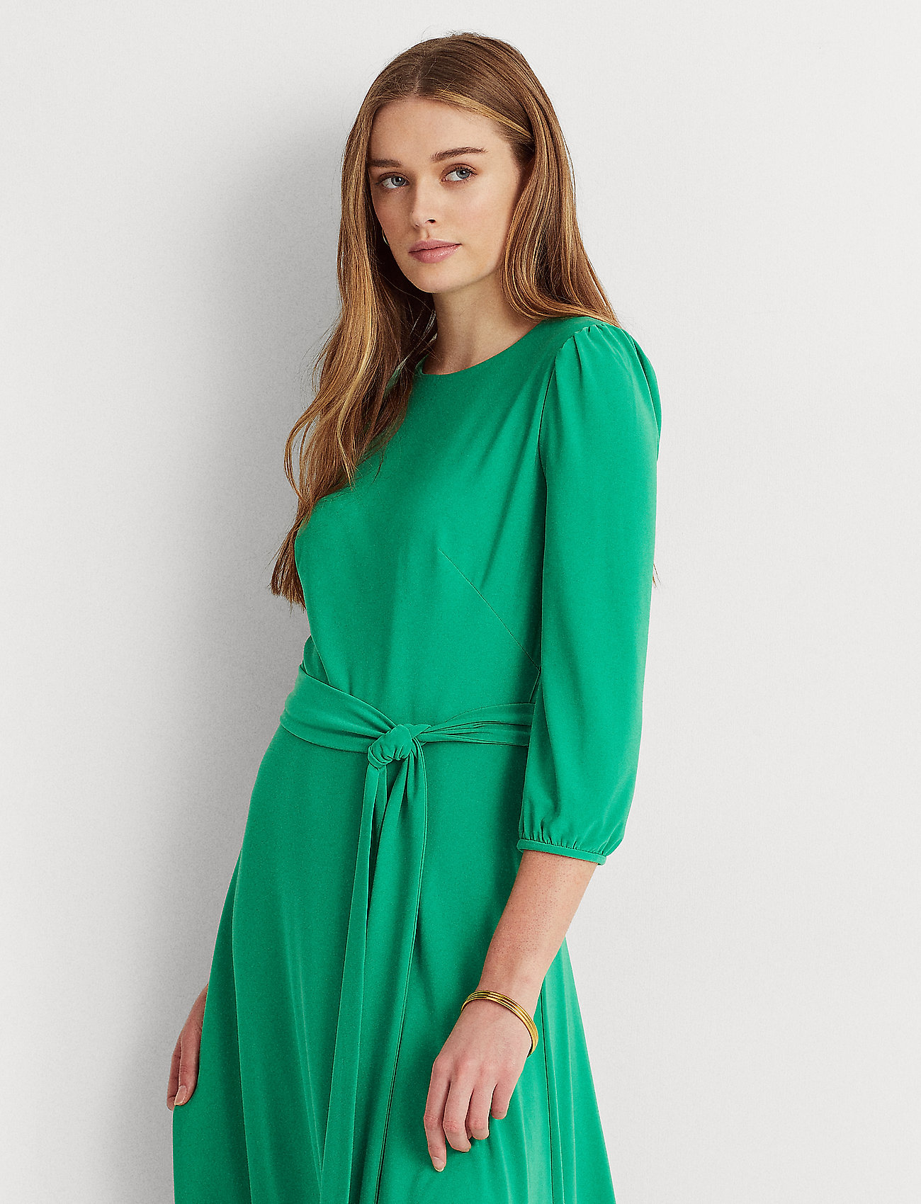 Ralph lauren belted jersey dress Clearance
