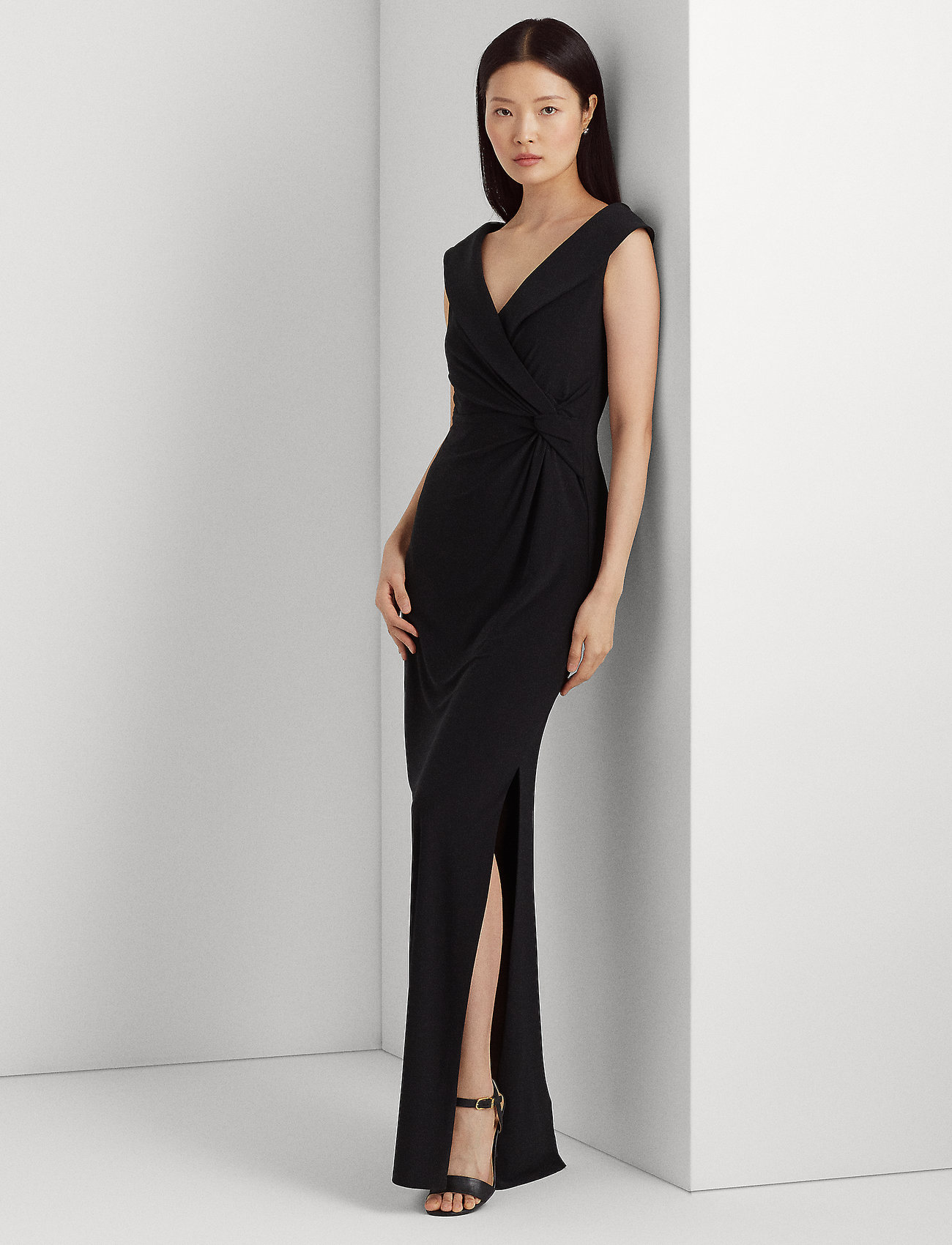 Lauren Ralph Lauren Jersey Off-the-shoulder Gown - Maxi dresses 