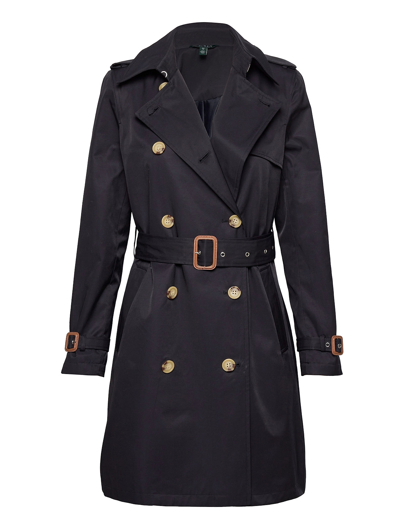ralph lauren navy trench coat
