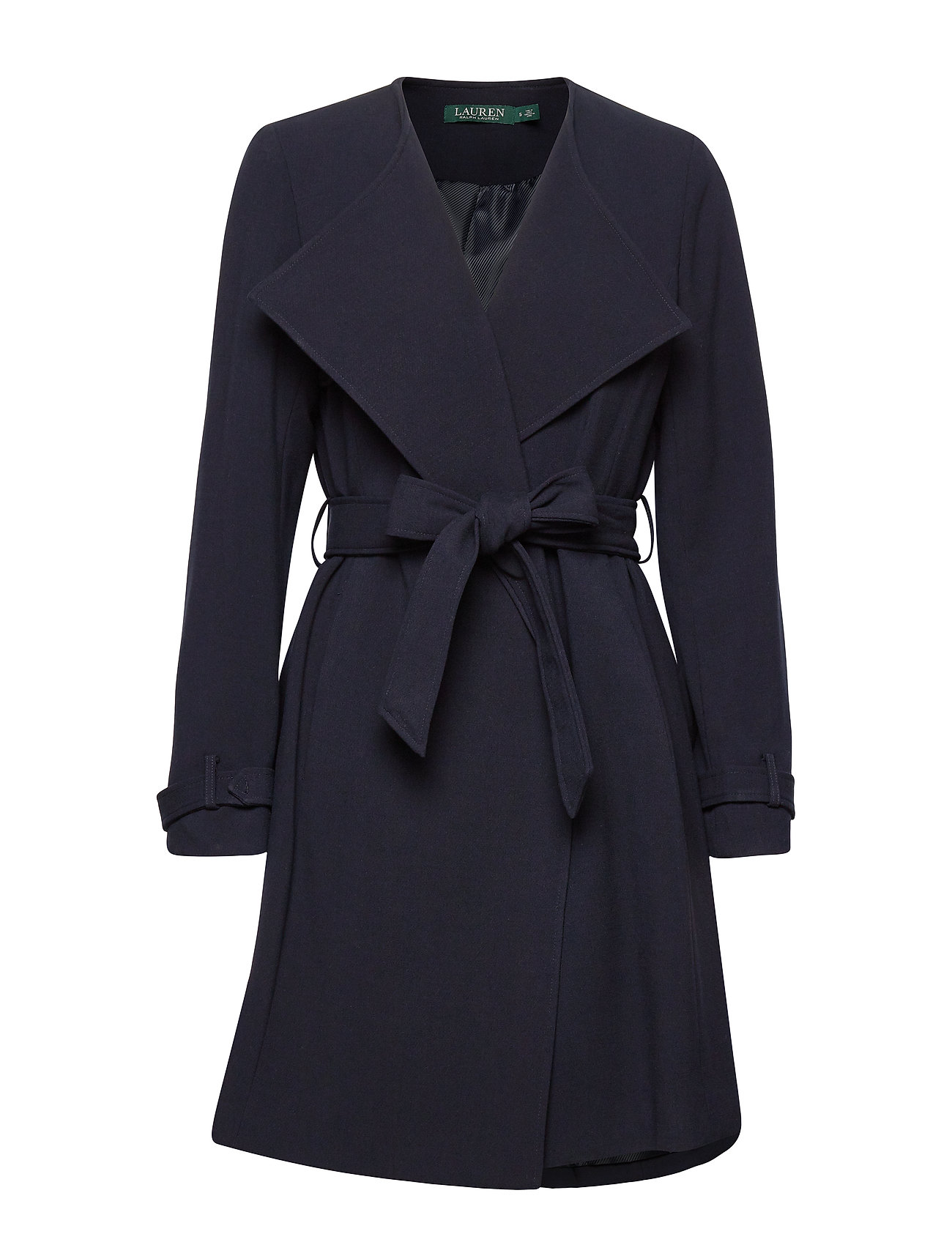 ralph lauren crepe coat