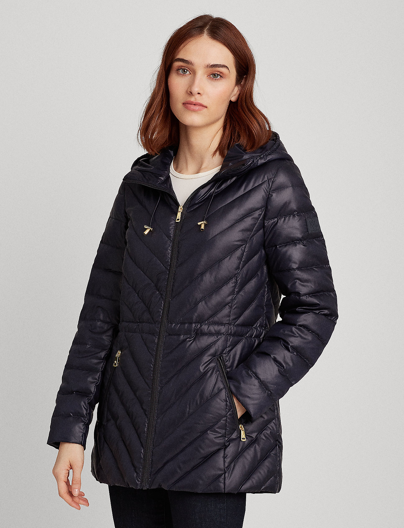 packable down hooded coat ralph lauren
