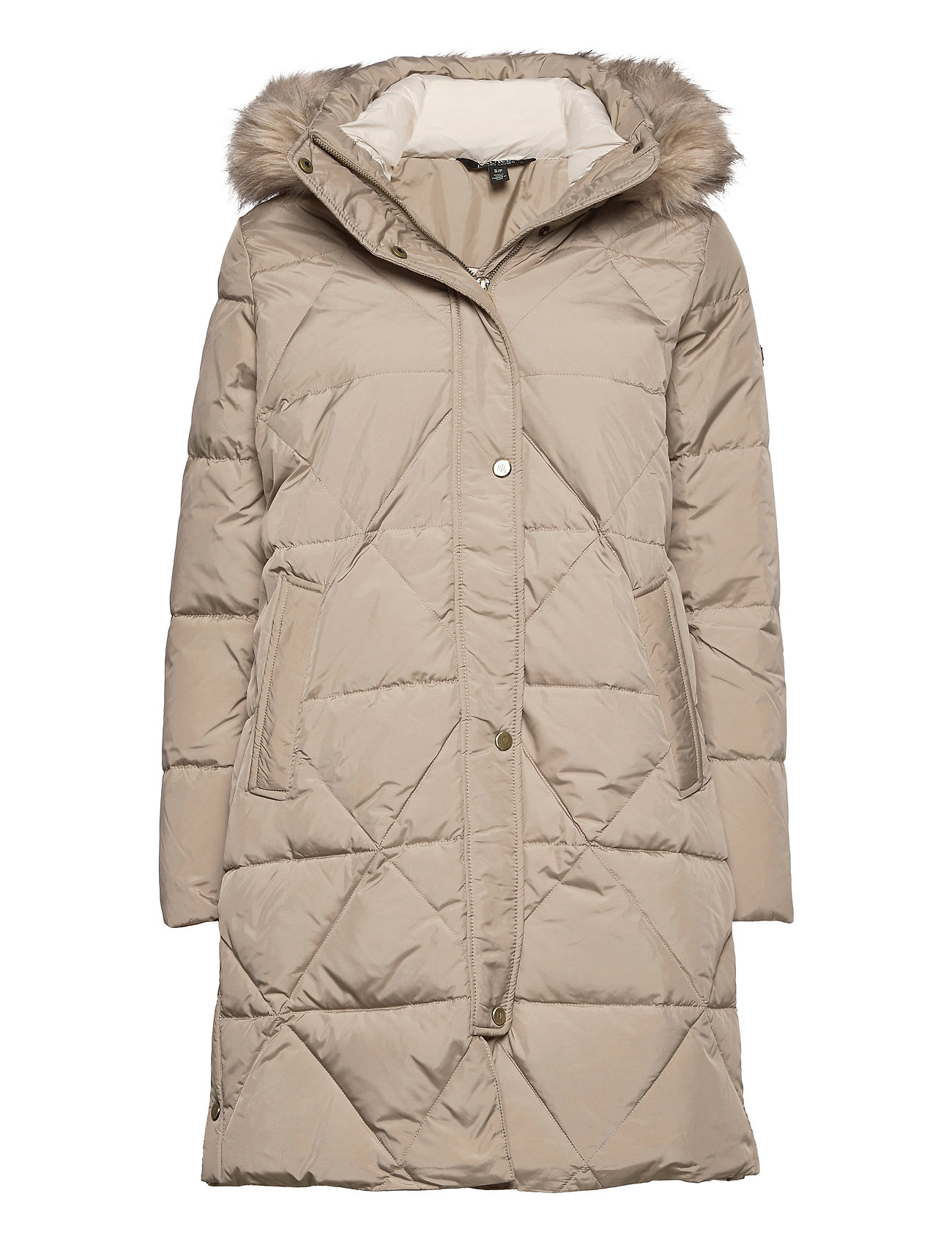 lauren quilted down coat