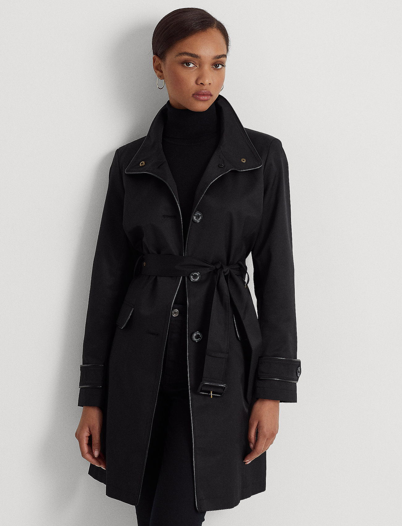 Lauren Ralph Lauren Belted Cotton-blend Trench Coat - 299 €. Buy Trench  coats from Lauren Ralph Lauren online at . Fast delivery and easy  returns