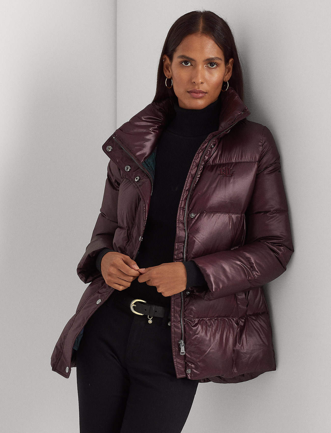 Lauren Ralph Lauren Metallic Hooded Down Coat - 299 €. Buy Down- & padded  jackets from Lauren Ralph Lauren online at . Fast delivery and  easy returns