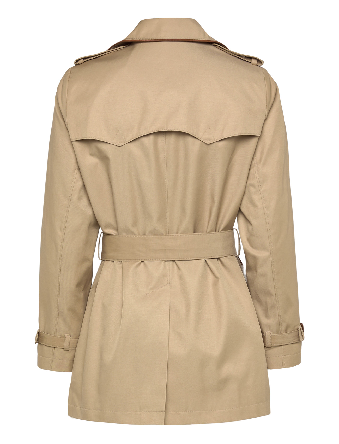 Lauren Ralph Lauren Double Breasted Cotton Blend Trench Coat 2