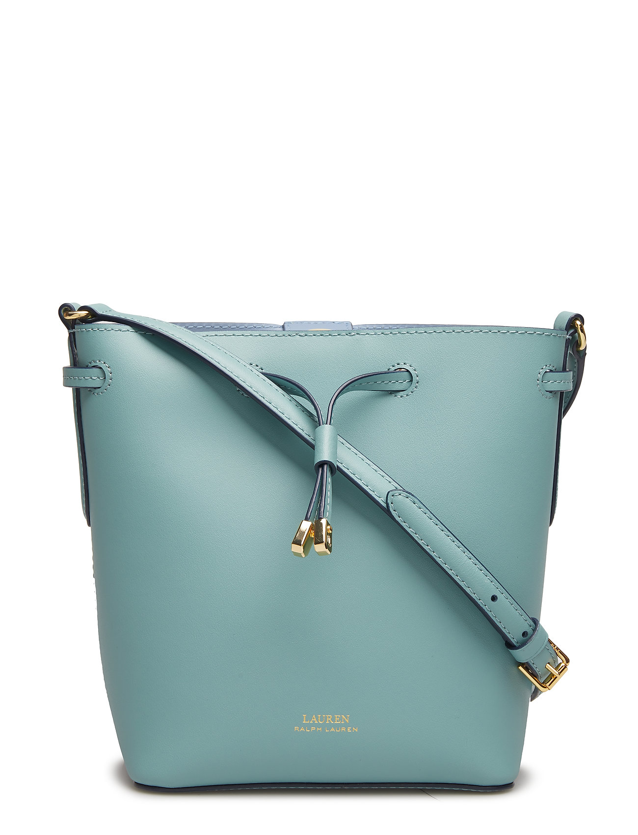 Drawstring Bagseafoam Debby Leather Ii Ralph MistLauren Mini blue IeDYEW2H9