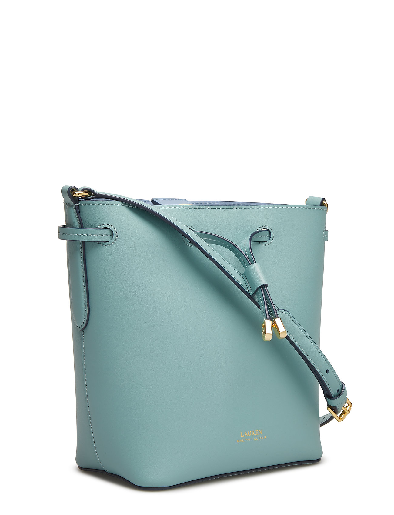Drawstring Bagseafoam Debby Leather Ii Ralph MistLauren Mini blue IeDYEW2H9