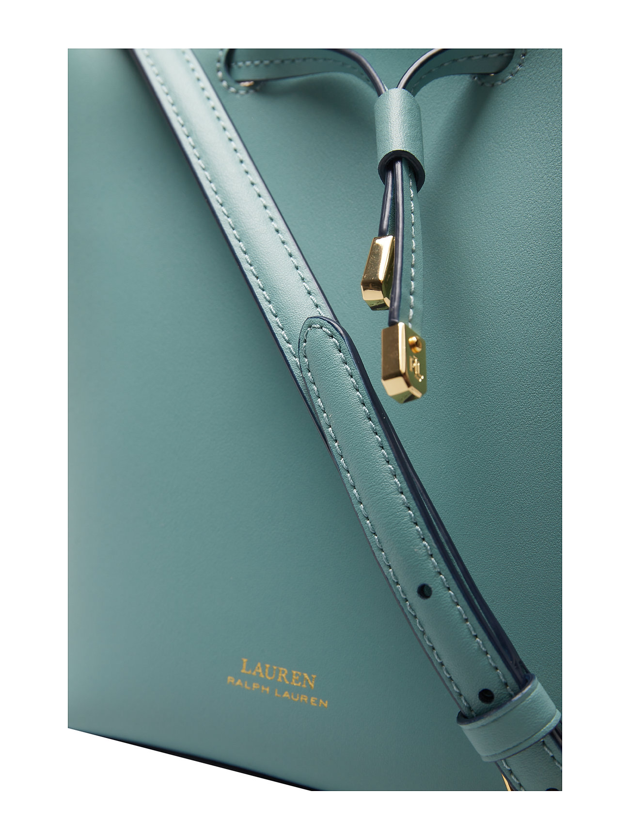 Drawstring Bagseafoam Debby Leather Ii Ralph MistLauren Mini blue IeDYEW2H9