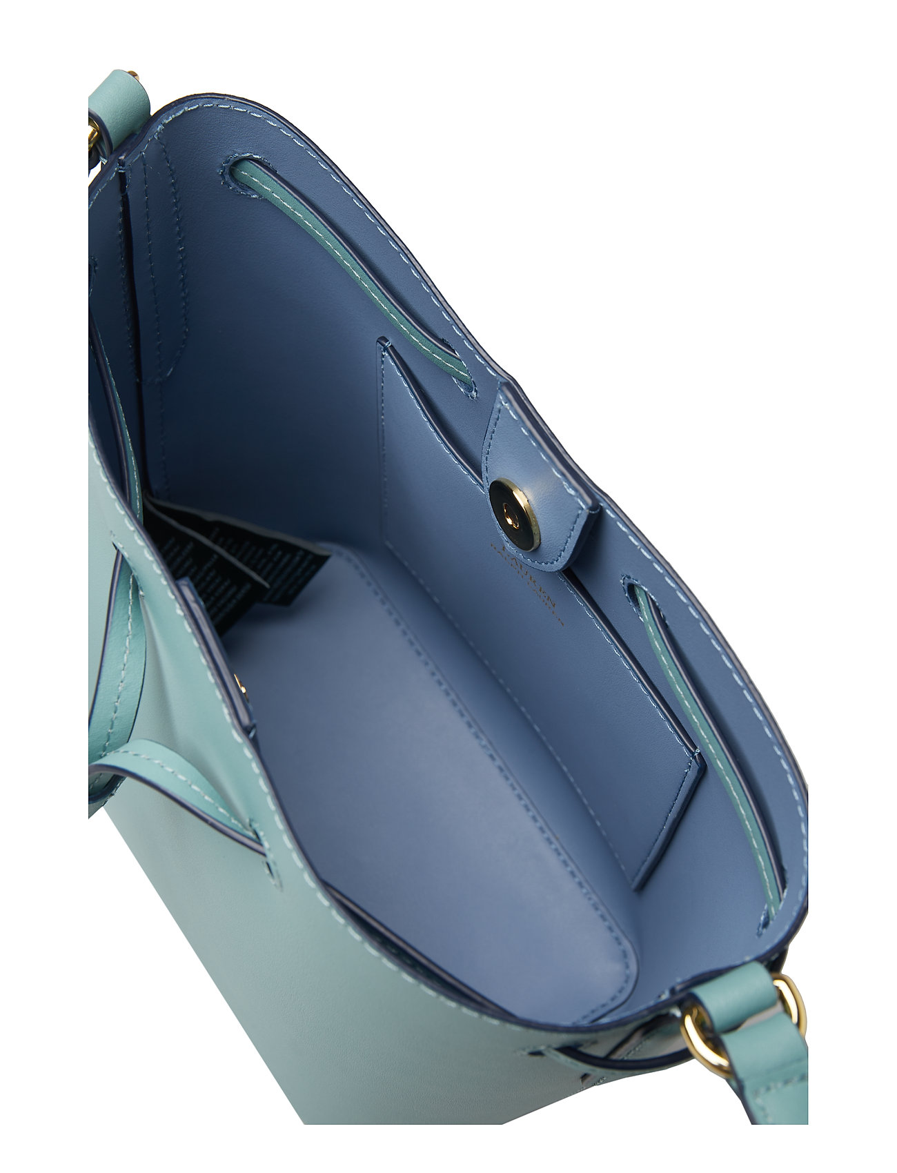 Drawstring Bagseafoam Debby Leather Ii Ralph MistLauren Mini blue IeDYEW2H9