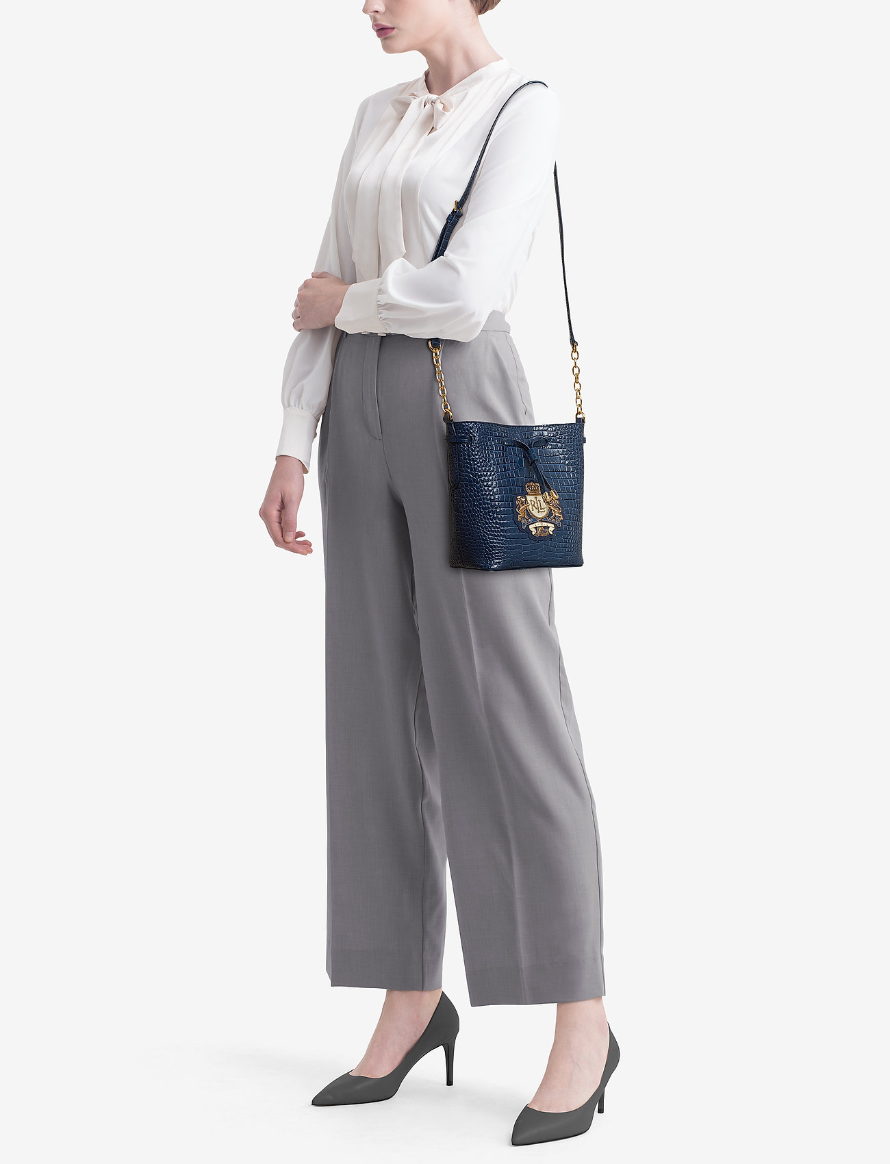 Lauren Ralph Lauren Crest Mini Debby II Bucket Bag Bucket väskor Lauren Ralph Lauren Crest Mini Debby II Bucket Bag Bucket väskor