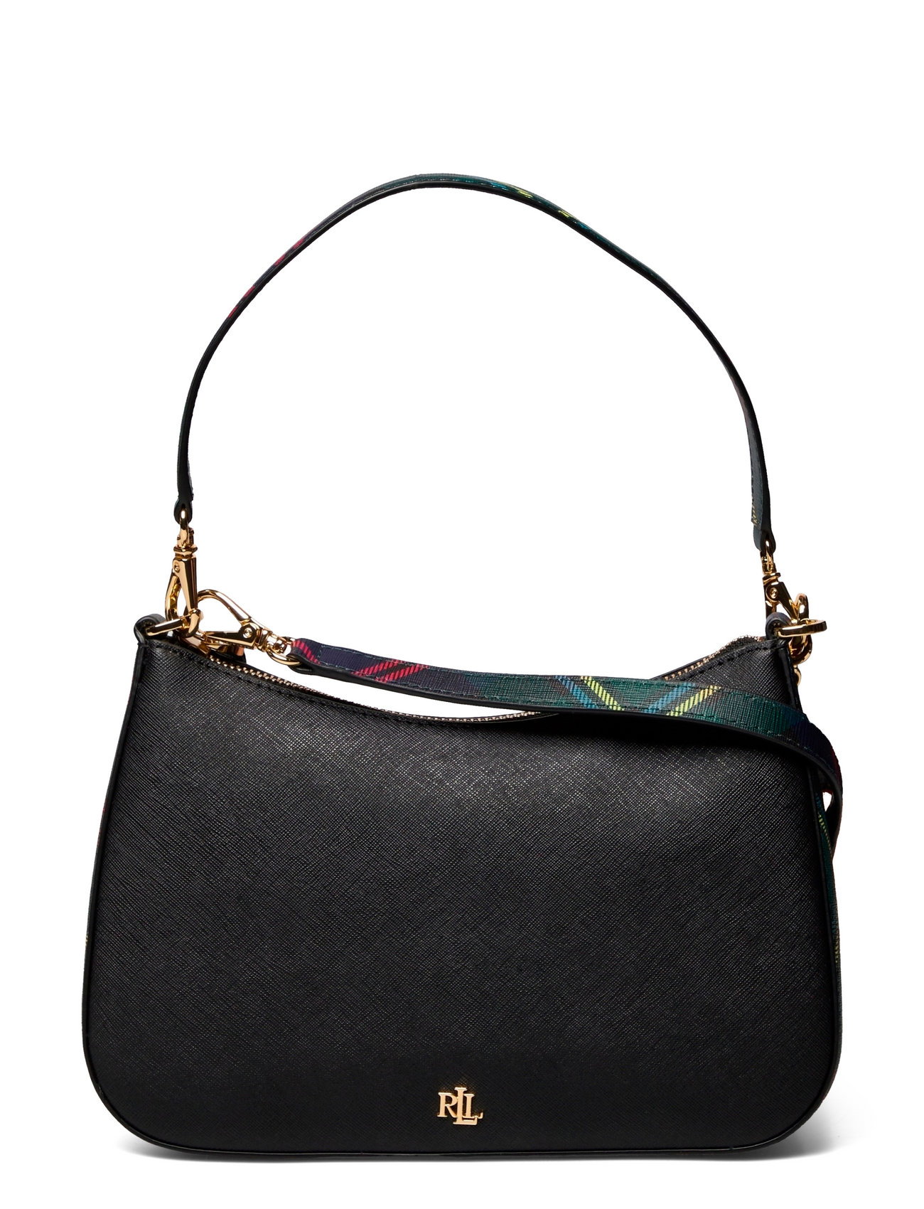 Lauren ralph lauren crosshatch leather medium danni bag olkalaukut