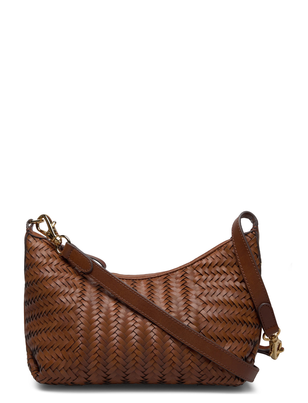 majs faldt pengeoverførsel Lauren Ralph Lauren Woven Leather Small Kassie Shoulder Bag - Crossbody  Bags - Boozt.com