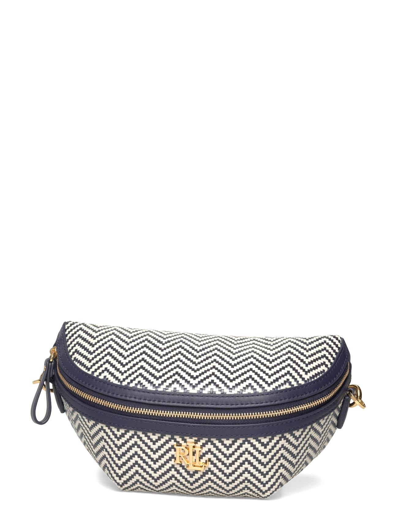 Lauren Ralph Lauren Herringbone Woven Marcy Belt Bag, One Size, White, Designere > Bum Bags, Dame