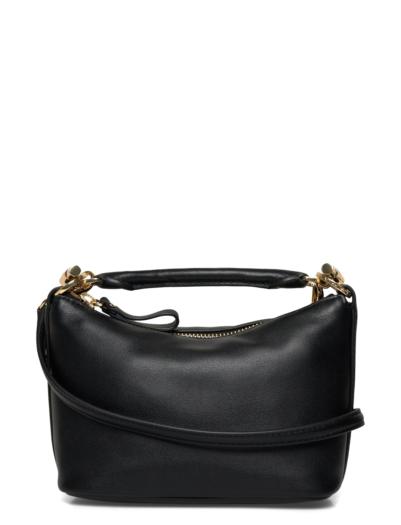 Lauren Ralph Lauren Soft Nappa-Blke Mini Sh-Sba-Sma, One Size, Black, Tasker > Små Skuldertasker-Crossbody-Tasker, Dame