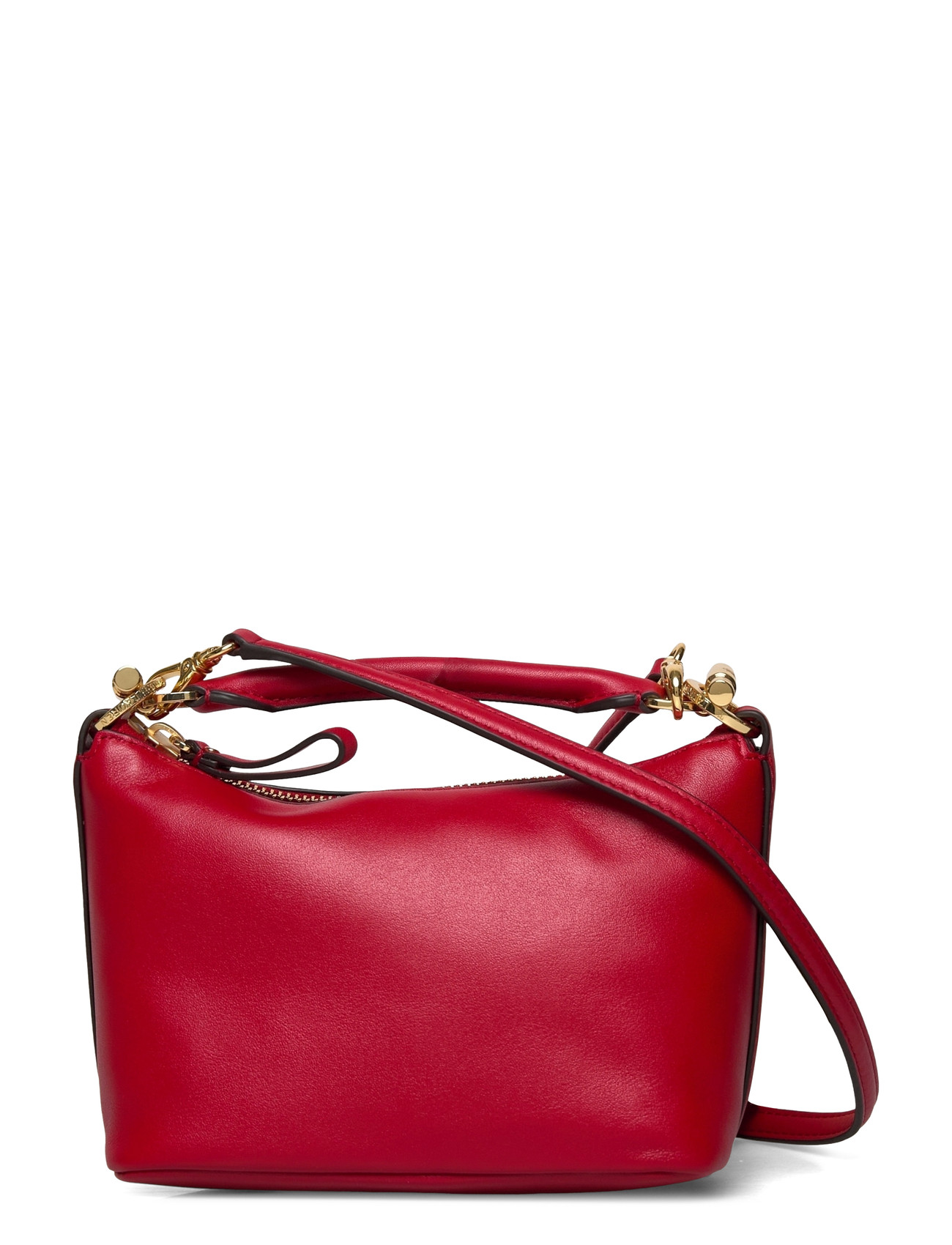 Lauren Ralph Lauren Soft Nappa-Blke Mini Sh-Sba-Sma, One Size, Red, Tasker > Små Skuldertasker-Crossbody-Tasker, Dame