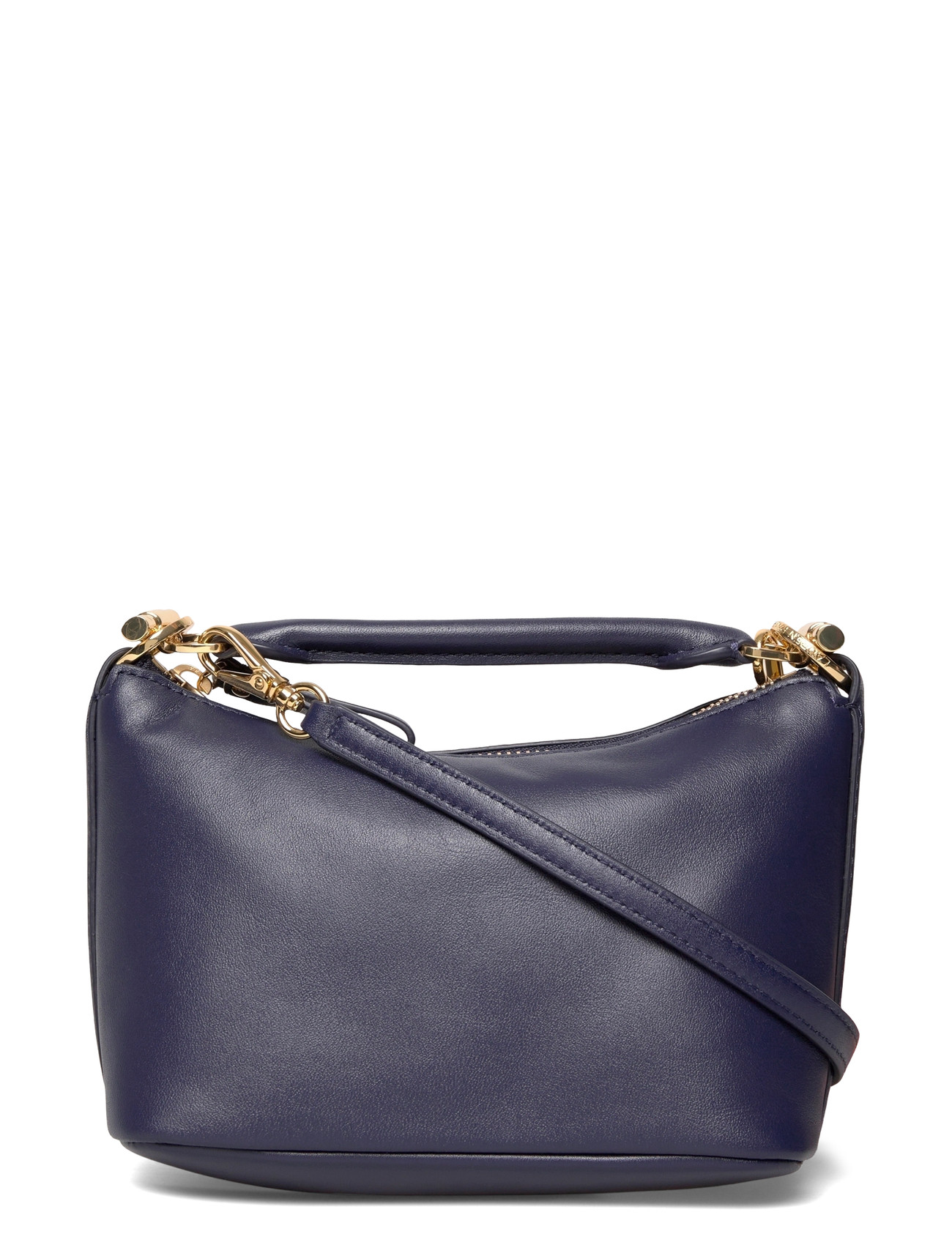 Lauren Ralph Lauren Soft Nappa-Blke Mini Sh-Sba-Sma, One Size, Navy, Tasker > Små Skuldertasker-Crossbody-Tasker, Dame