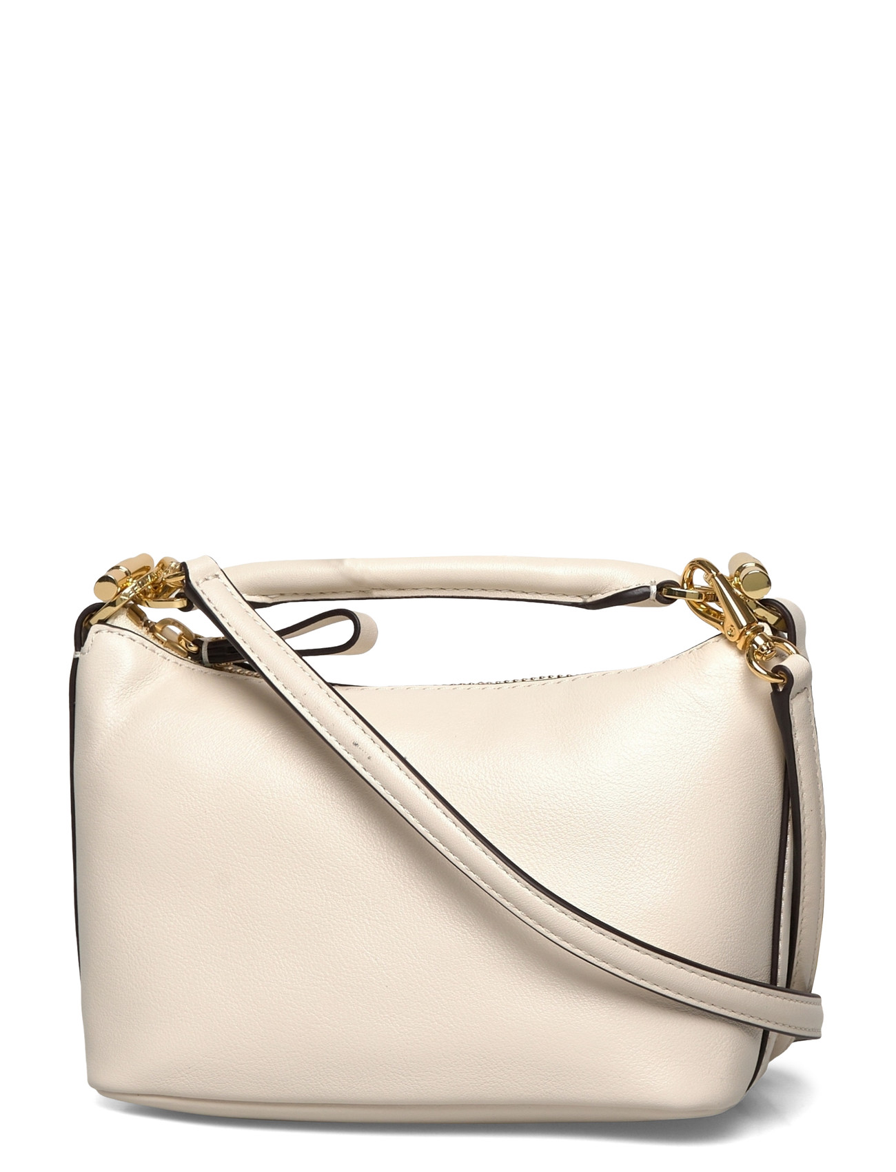 Lauren Ralph Lauren Soft Nappa-Blke Mini Sh-Sba-Sma, One Size, Cream, Tasker > Små Skuldertasker-Crossbody-Tasker, Dame