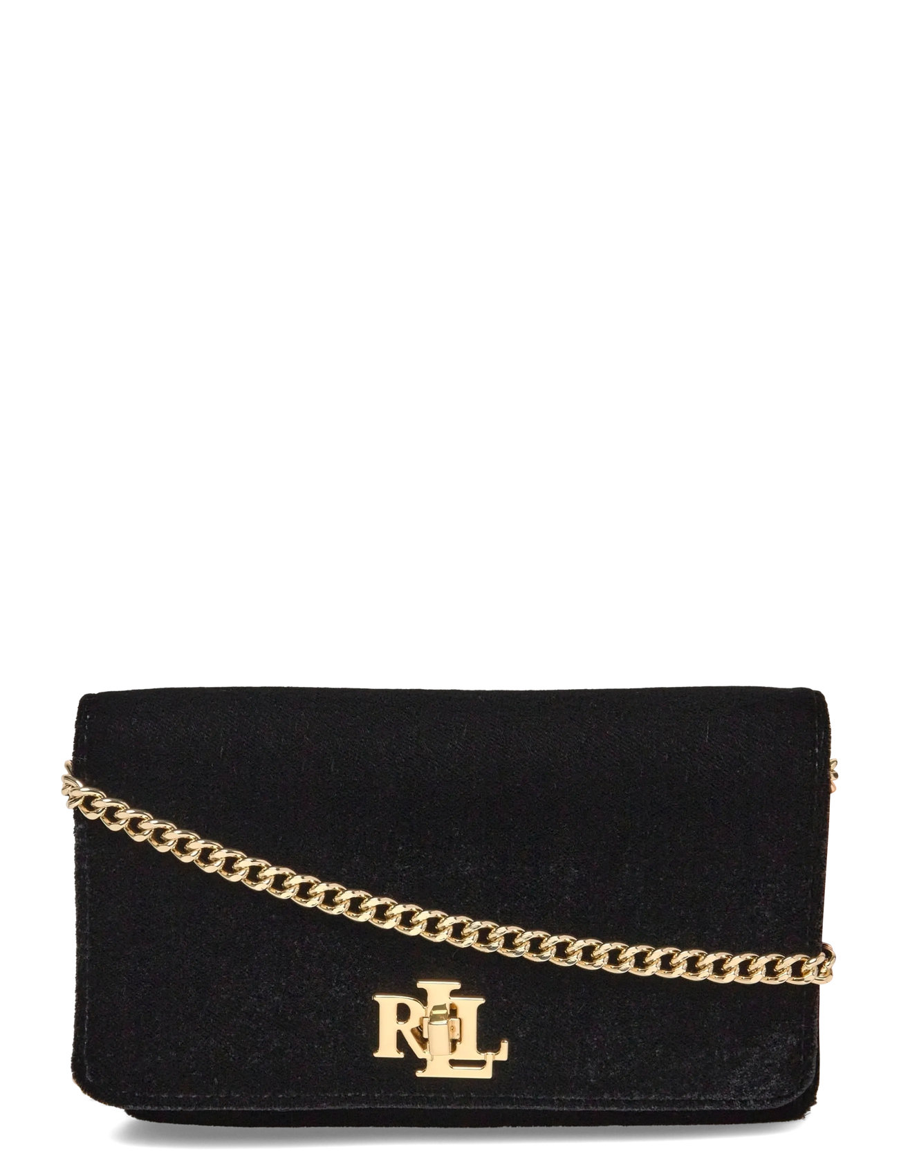 LAUREN RALPH LAUREN Samt Crossbody Turn-Lock Tech Case Schwarz - One Size - Damen