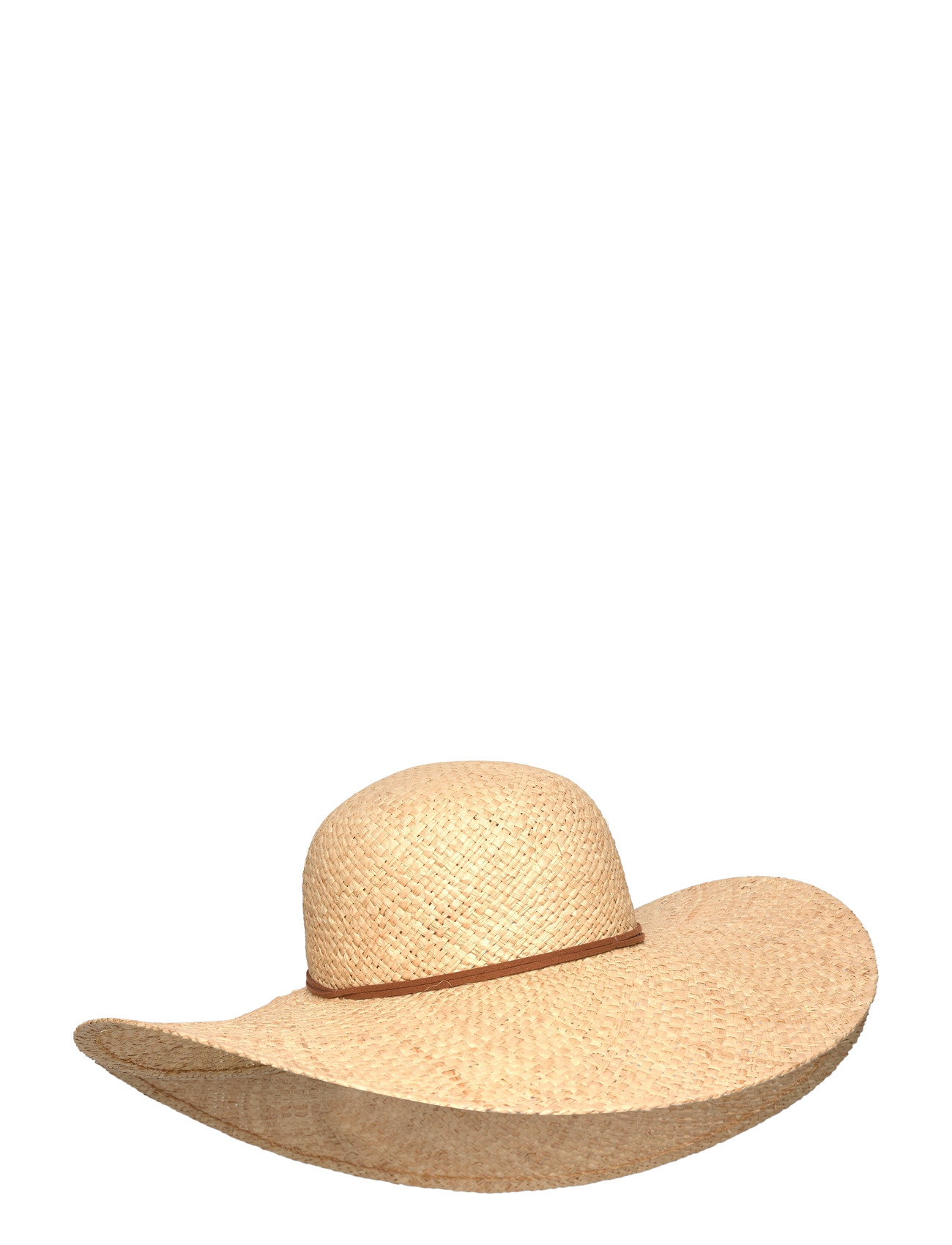 Lauren Ralph Lauren Logo-Charm Raffia Sunhat, One Size, Beige, Hovedbeklædning > Stråhatte, Dame