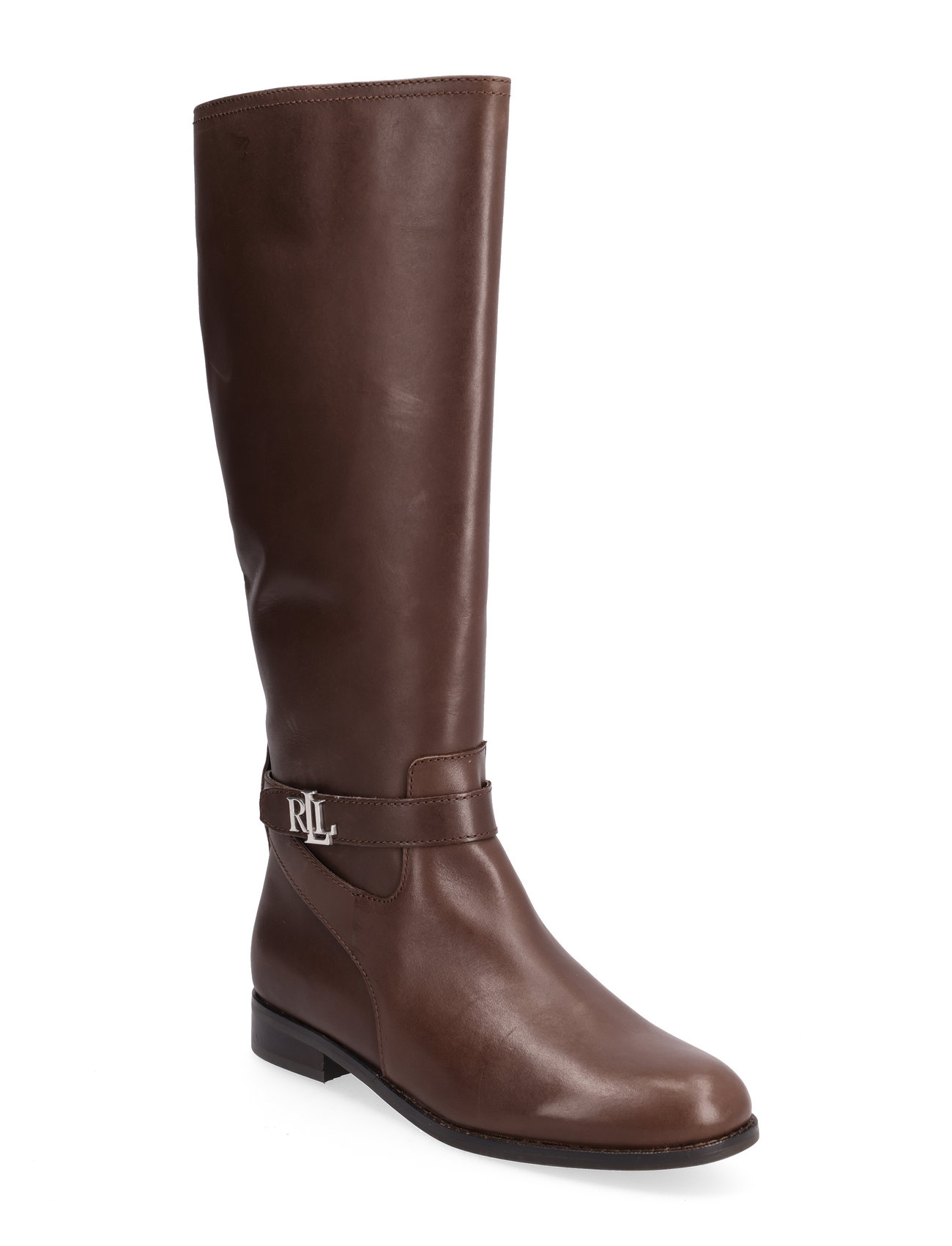 Lauren Ralph Lauren Brittaney Burnished Leather Riding Boot - Long ...