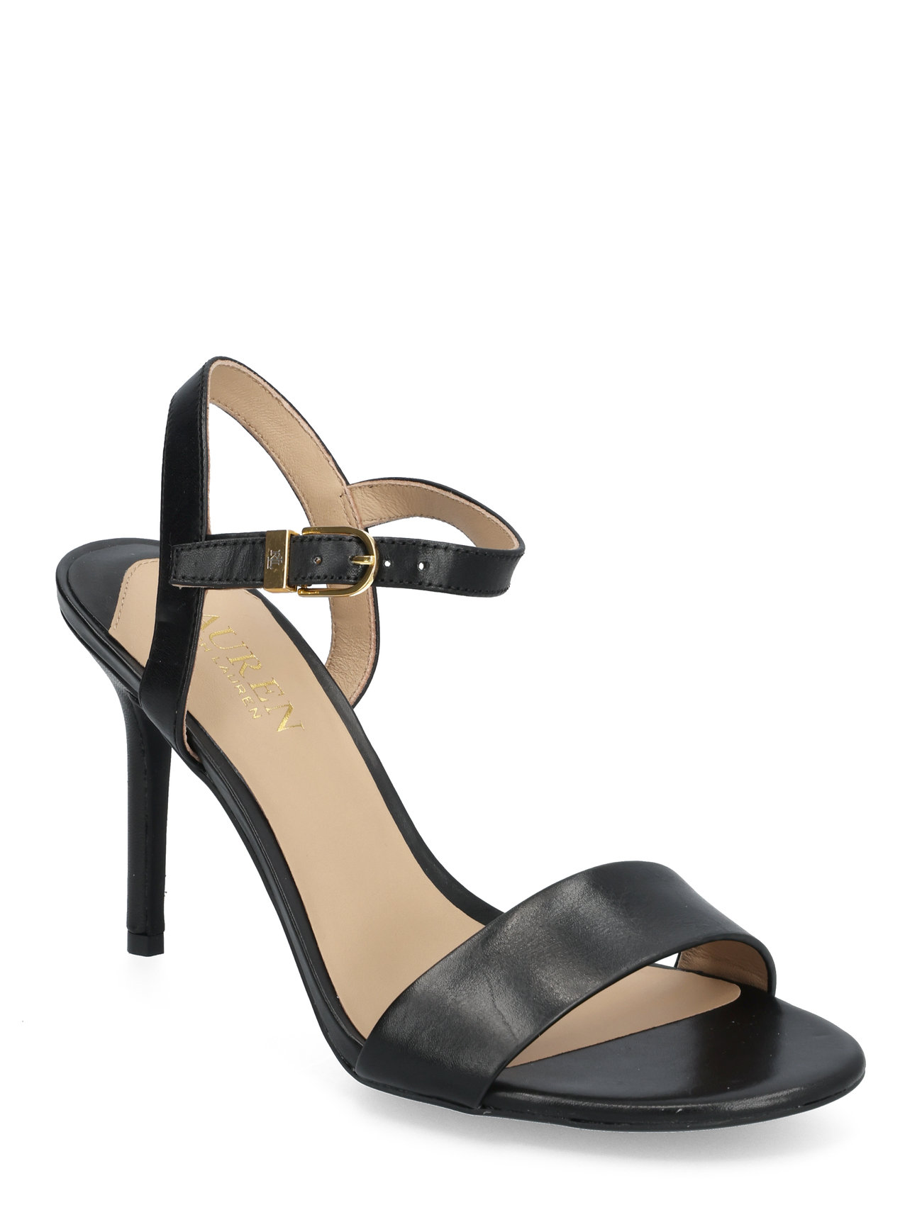 Lauren Ralph Lauren Gwen Burnished Leather Sandal - Sandały - Boozt.com