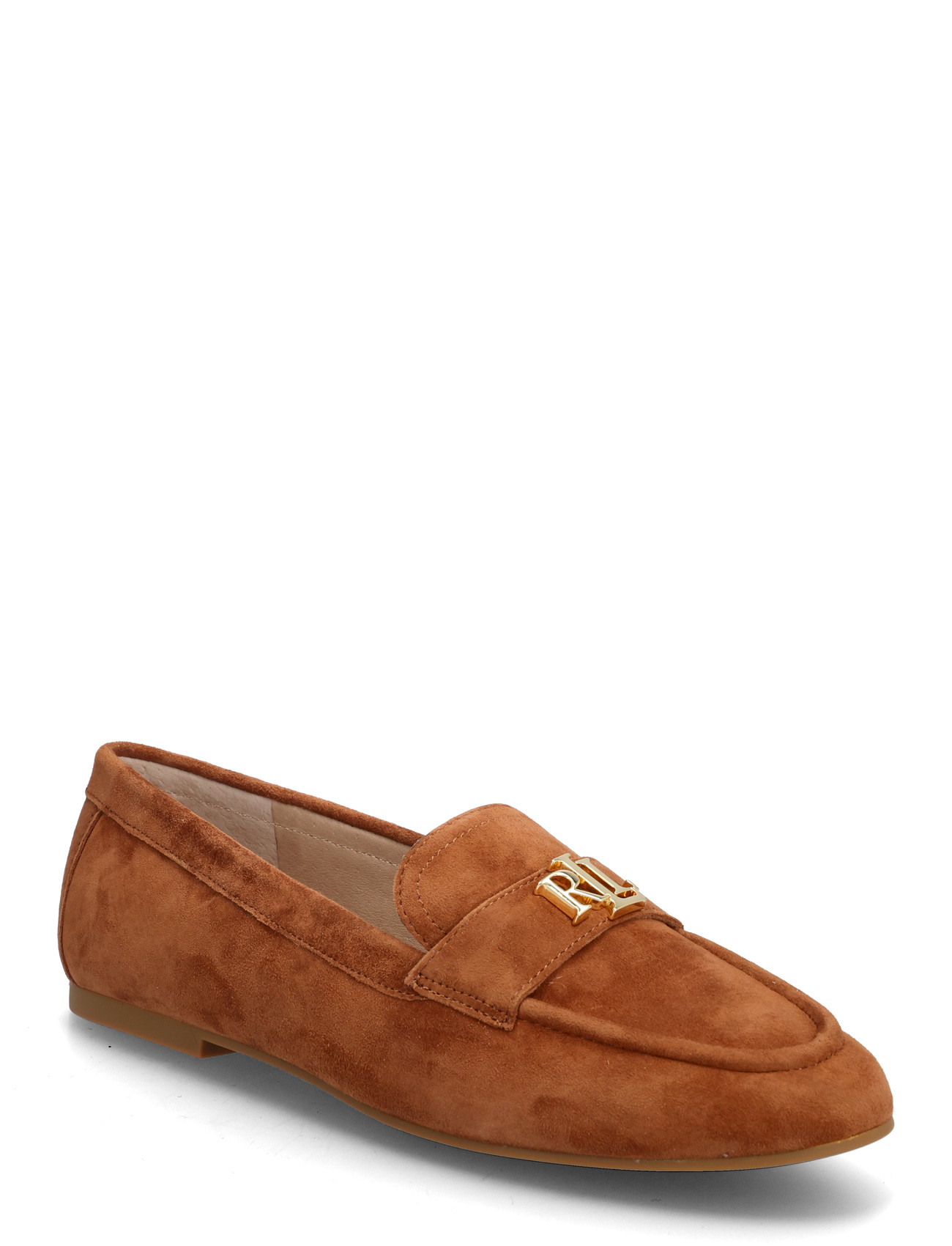 Lauren Ralph Lauren Averi Iii Suede Loafer, 38, Brown, Sko > Flat Loafers, Dame