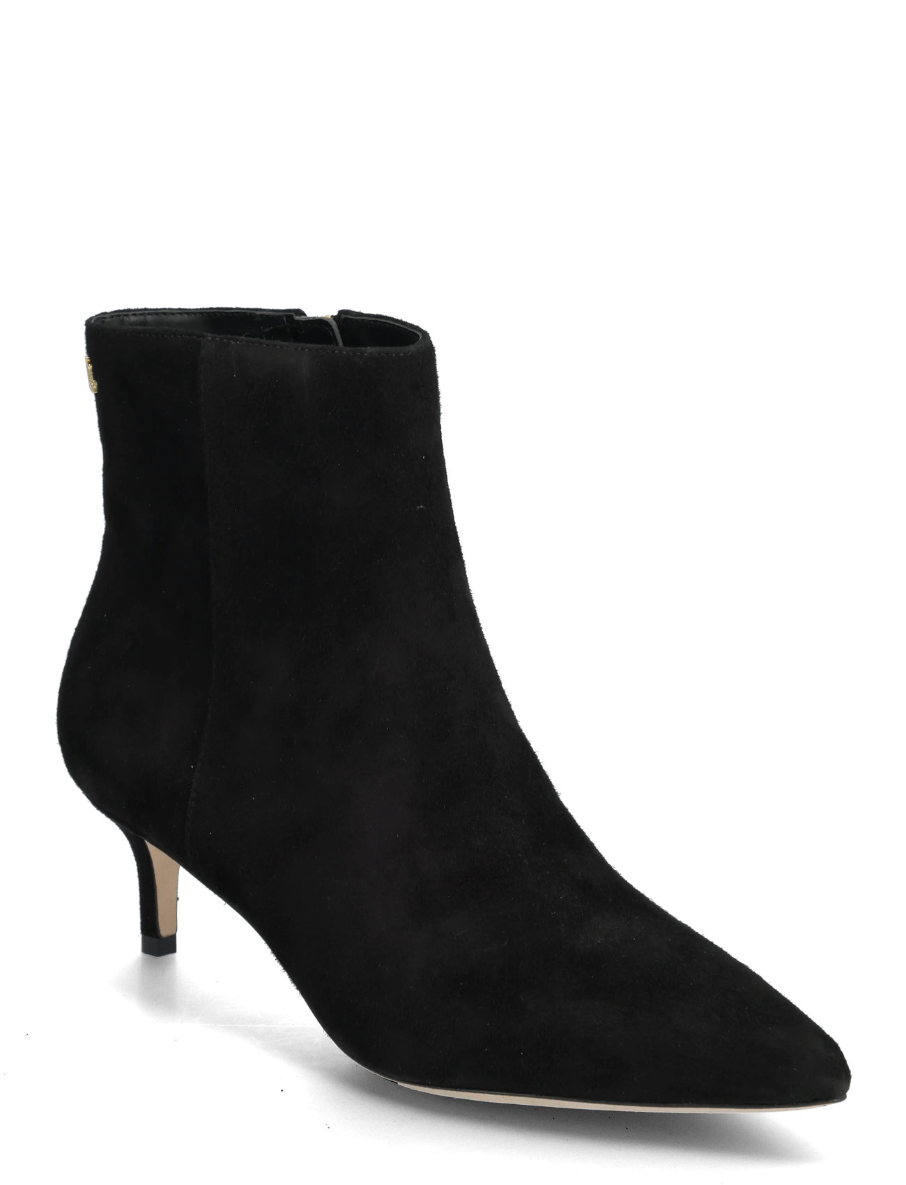 LAUREN RALPH LAUREN Mckay Wildleder Bootie Heel Schwarz - 41 - Damen